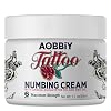 Tattoo Numbing Cream: Numbing Cream for Tattoos Extra Strength - Painless Tattoo Numbing Cream - Tattoo Numbing Cream Maximum Strength - 6 Hours Numbing Cream, 1.7oz 50ml