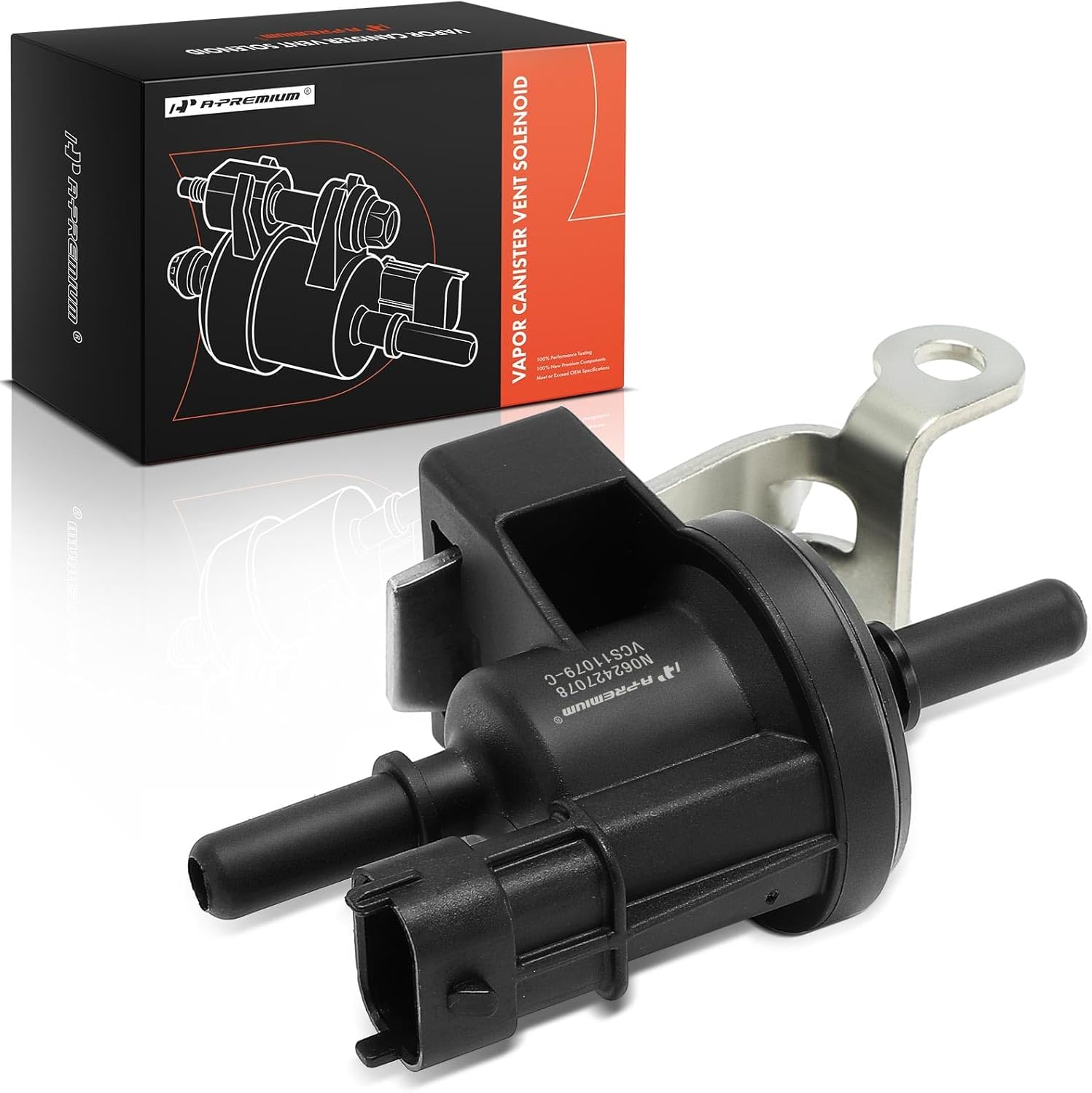 A-Premium Vapor Canister Purge Solenoid Valve Compatible with Chevrolet Equinox, Camaro & GMC Acadia & Buick Enclave, LaCrosse & Cadillac SRX, CTS, STS & Suzuki Grand Vitara, XL7 & Saab 9-5, 9-4X
