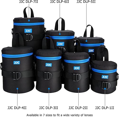 Vista 44 de JJC Funda profesional para lente de cámara para Sony FE 3.543 in f2.8 Nikon AF-S 2.165-11.811 in 2.756-11.811 in Canon RF 3.346 in f2 EF