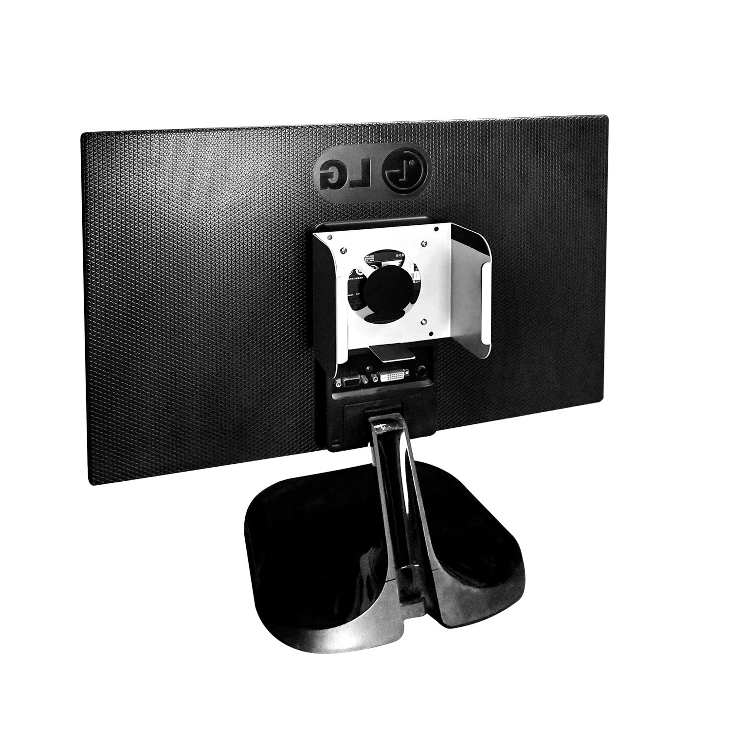 Supporto Sotto Scrivania Per Mac Mini M4/M4 Pro - In Alluminio Nero, Con Raffreddamento E Fissaggio A Vite
