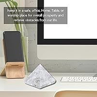 Vista 322 de Amazing Gemstone Amethyst Pyramid Crystal Healing Stones - 2" Great Pyramid Figurine of Natural Stone Pyramid for Meditation, Reiki, Chakra