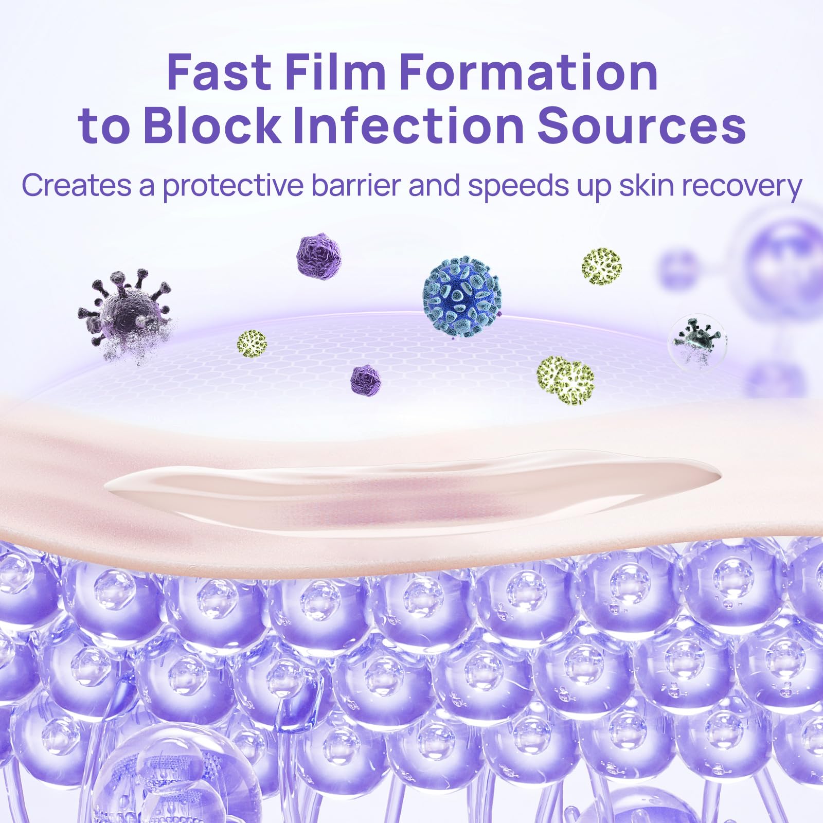 HICC PET Dog Wound Care Hydro Gel, Heals Wounds, Hot Spot Treatment for Dogs, Soothes Inflammation, Prevents Infection, Treats Bites, Scratches & Skin Ulcers, Cat Wound Care Solution, 3.4 Ounces