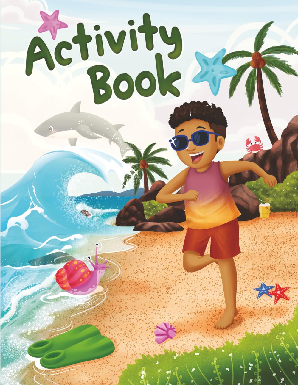 Activity Book: Adventures at Grandma Bahamas: Coloring Pages, Puzzles, Mazes, and Fun Activities for Kids