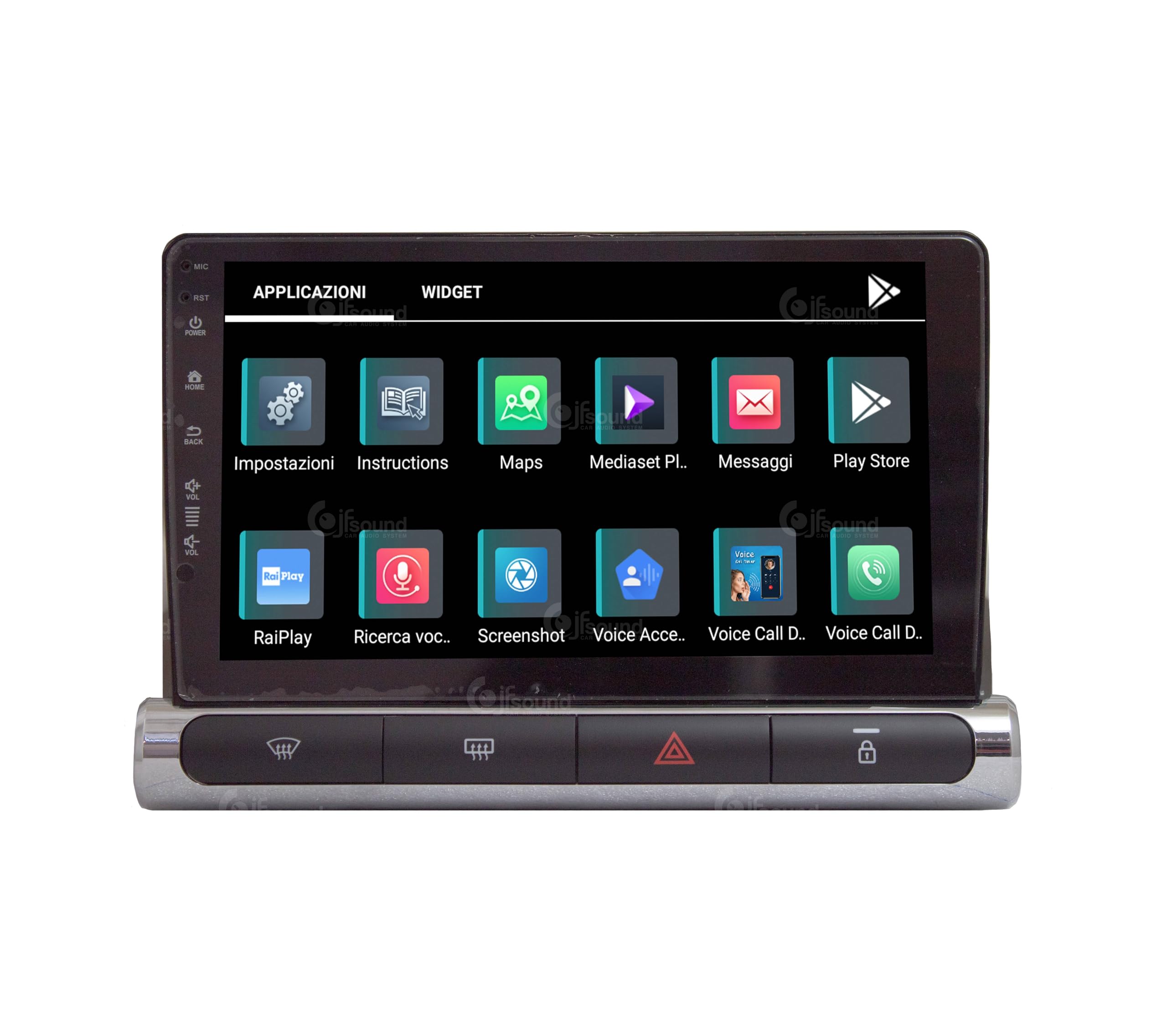 JF Sound - Autoradio Custom Fit X7C - Per Citroën C3 (2016-2023) - 9" Touchscreen - CarPlay/Android Auto via Cavo - DAB+ - Octa-Core - 2GB RAM - 32GB ROM - Navigatore GPS - Bluetooth Integrato