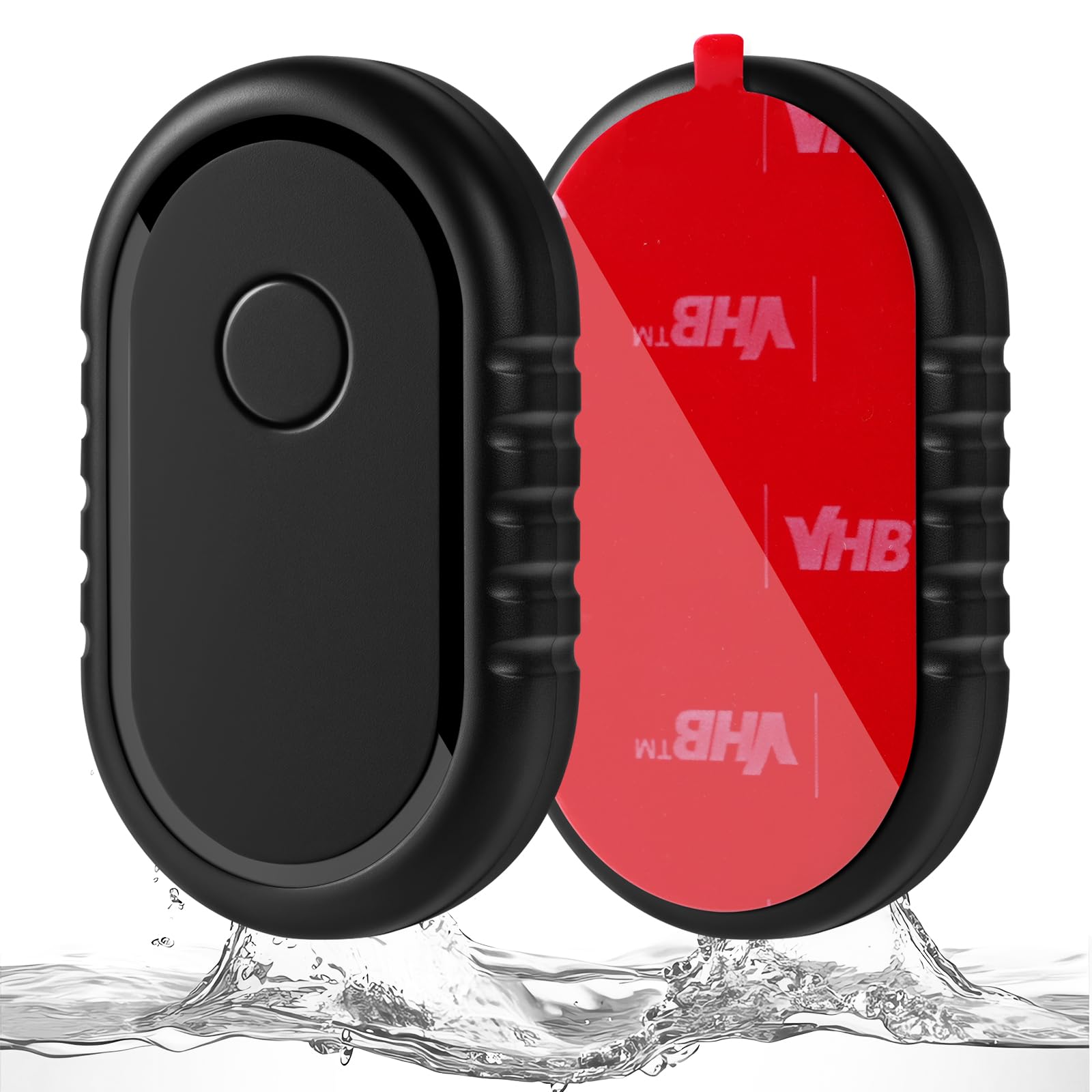 AXFEE Wodoodporne silikonowe etui do Samsung Galaxy Smart Tag 2, etui na śledzenie obroży dla psa/kota z klejem 3M, ochrona przed zgubieniem etui ochronne do akcesoriów Samsung Smart Tag 2, 2 szt
