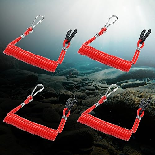 Miniatura 7 de 4 cordones para moto acuática, para interruptor de barco, repuesto 6E9-82575-00, compatible con motor motor motor Yamaha Outboard Mercury Tohatsu