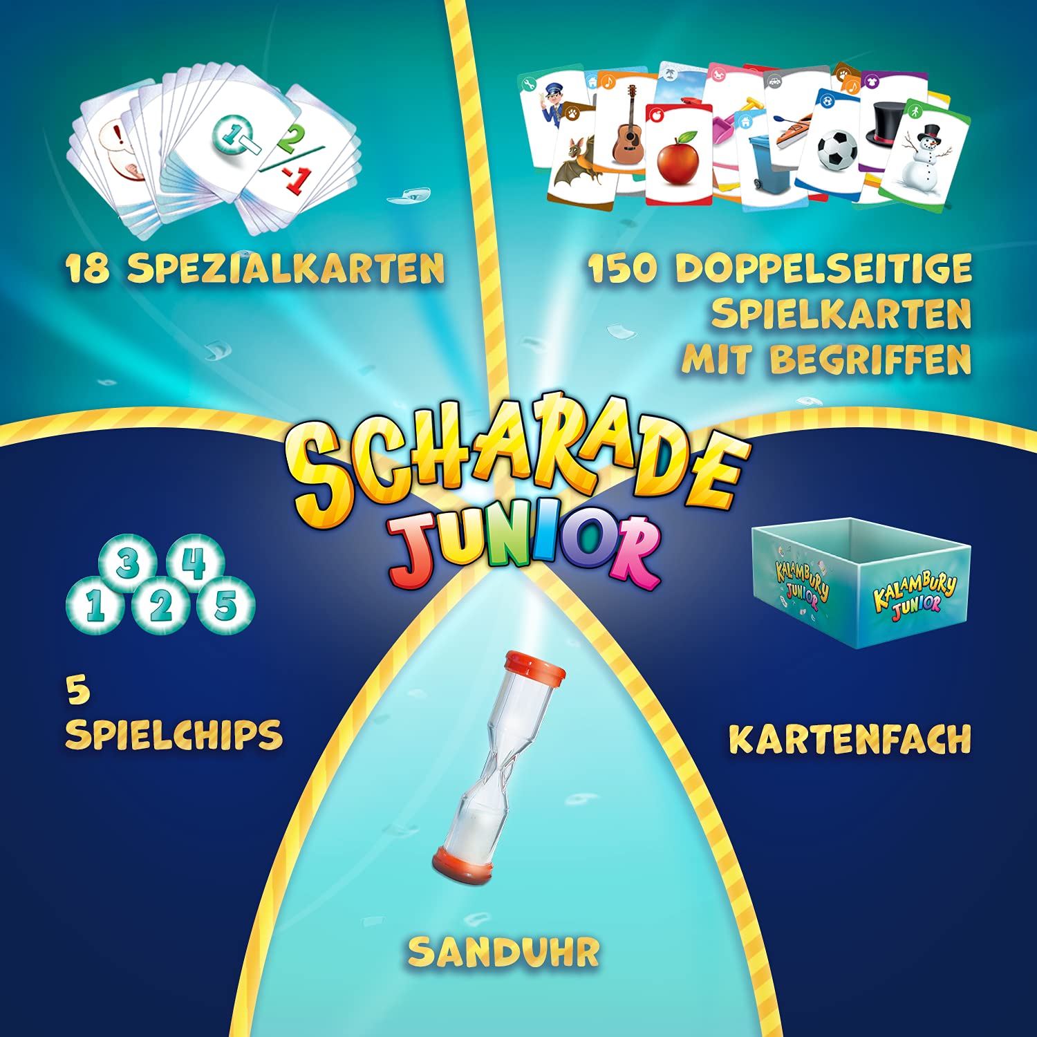 Trefl 02195 Games2 Animals Game Sharade Junior
