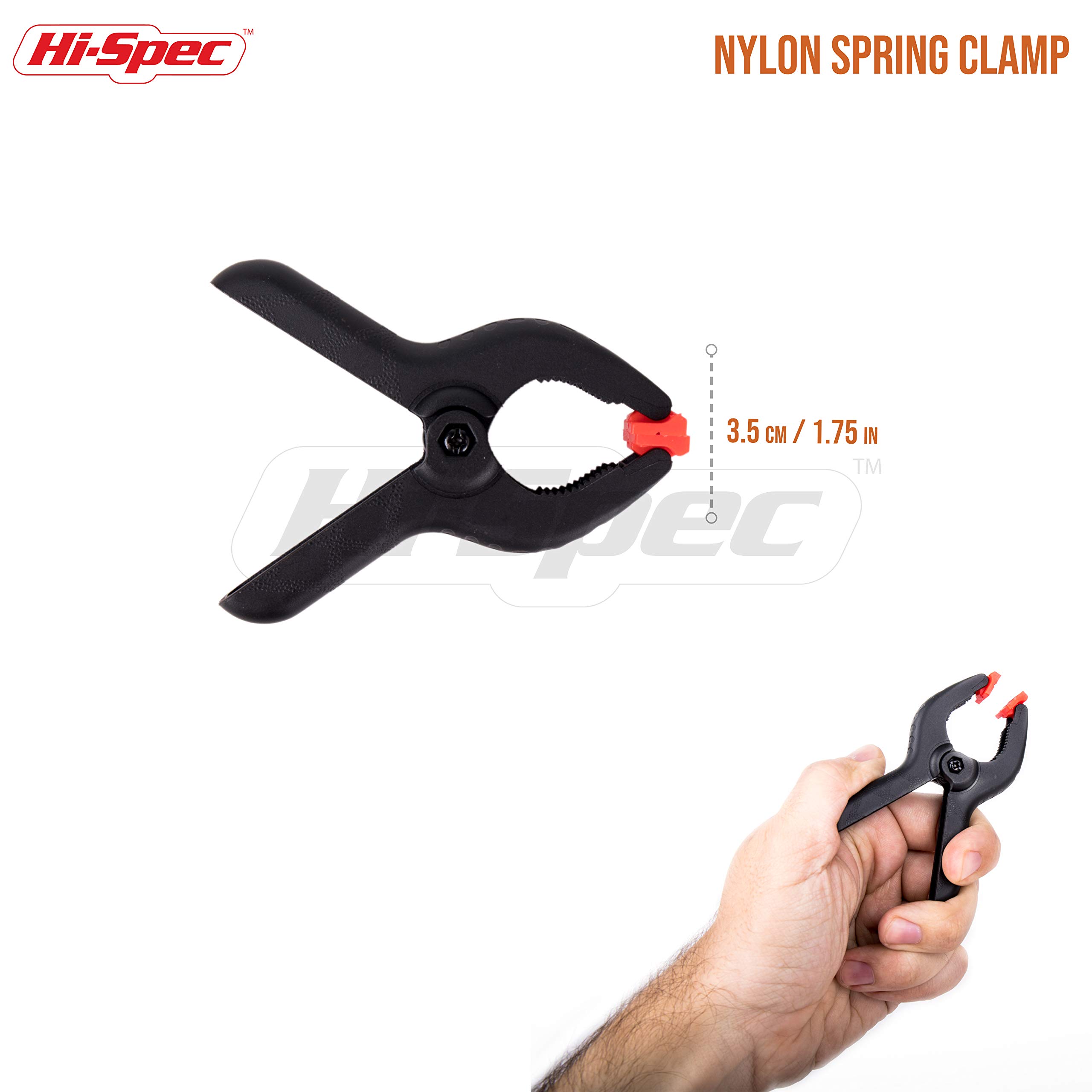 HiSpec 10 Piece Mini Spring, Ratcheting, and Bar Spreader Clamp Set. Easily Hold & Position for