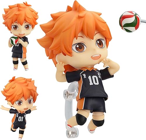 Figura de acción de anime Hinata Shoyo, versión Q, figura de voleibol, modelo de dibujos animados, figura de decoración de pastel, juguetes hechos a