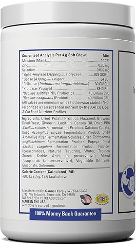 Miniatura 2 de Vet Classics Protegrity - Probióticos GI para perros y gatos para la calidad de las heces y la salud gastrointestinal, apoya la salud