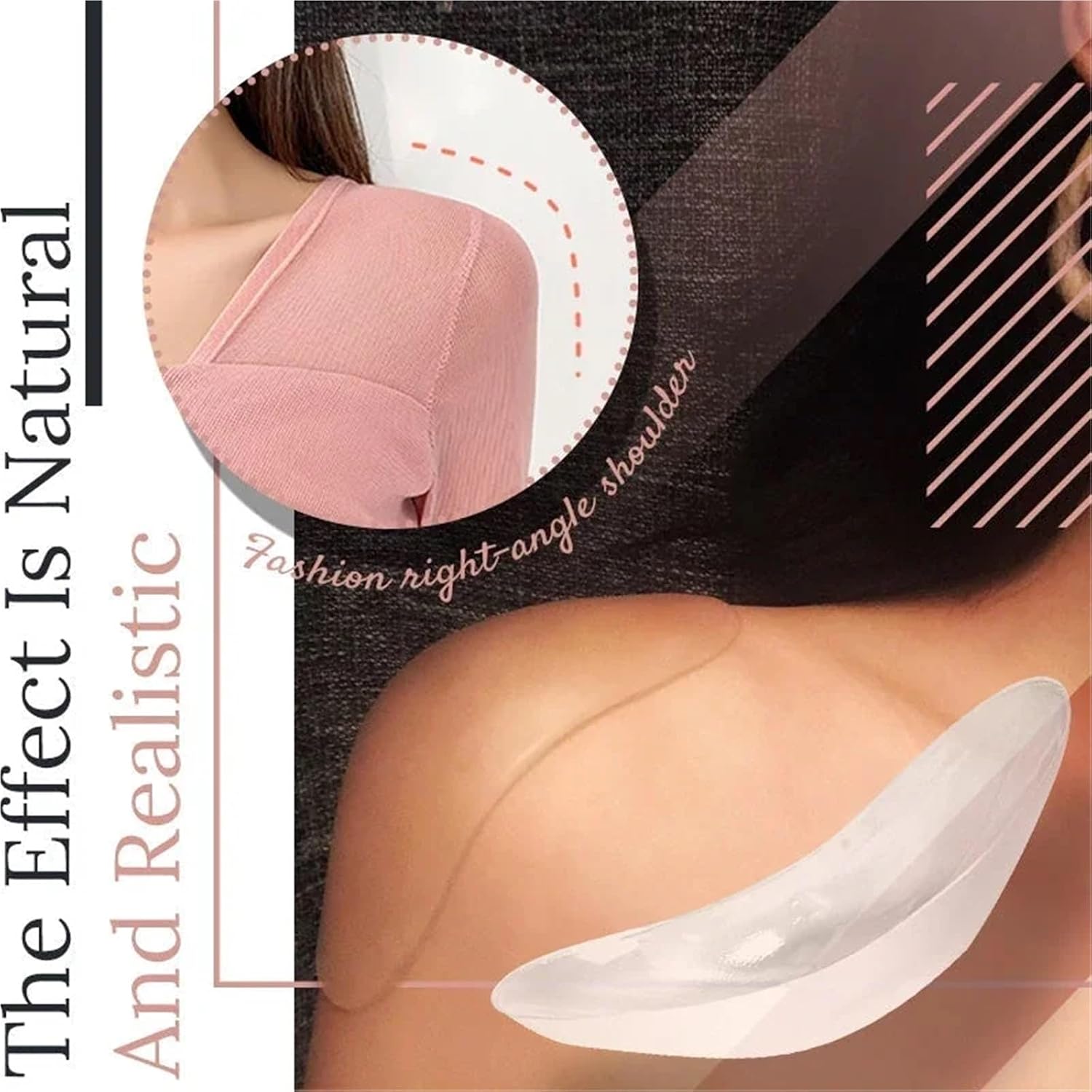 Shoulder Pads 8Pairs Anti Slip Shoulder Pads - Soft Silicone Reusable for Women & Men(B)
