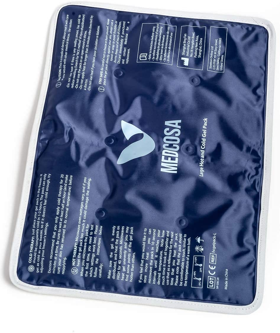 Buy Medcosa Large Gel Ice Pack Flexible Hot or Cold Pack Reusable