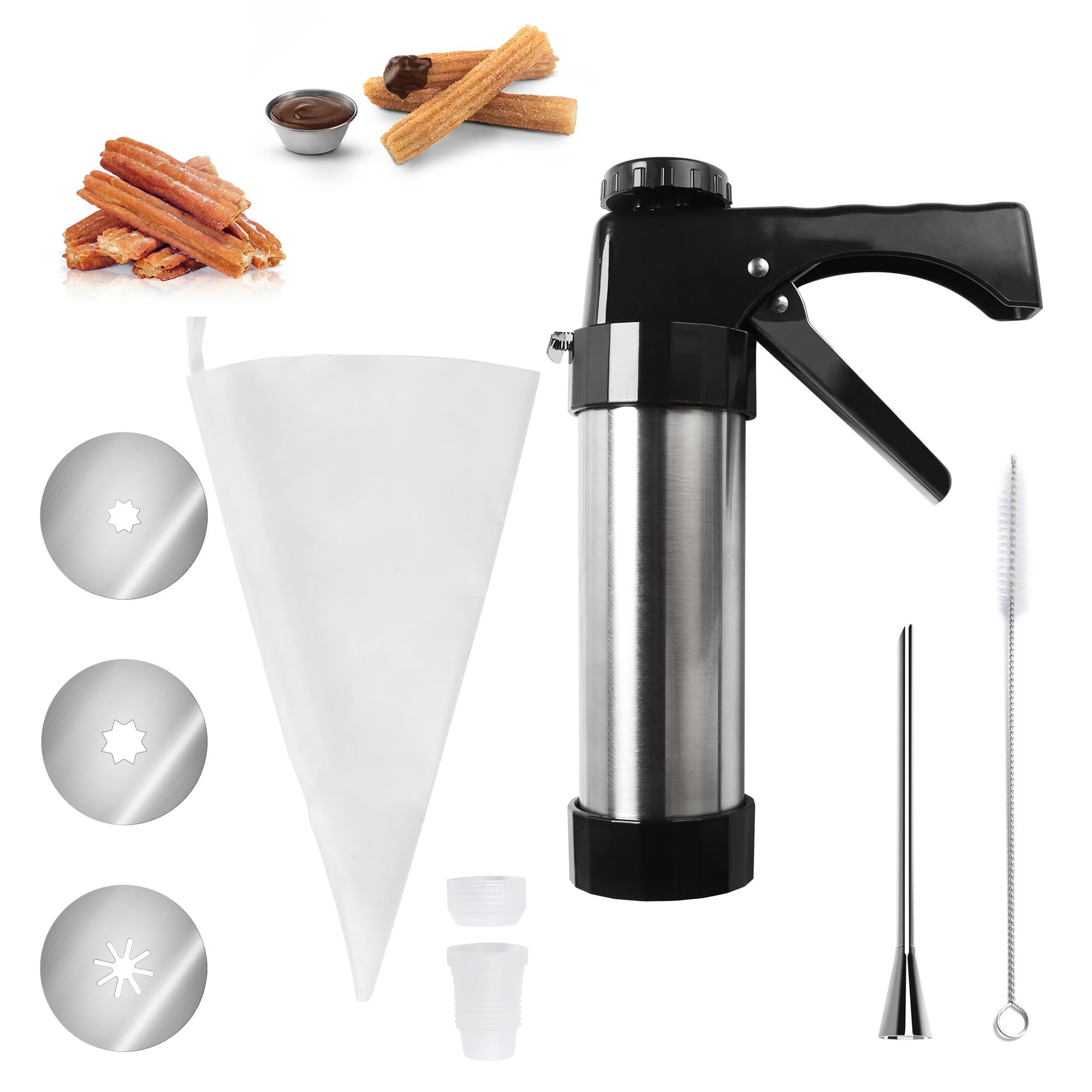 Amazon.com: Churro Maker Machine, Churro Piping Tip and Bag