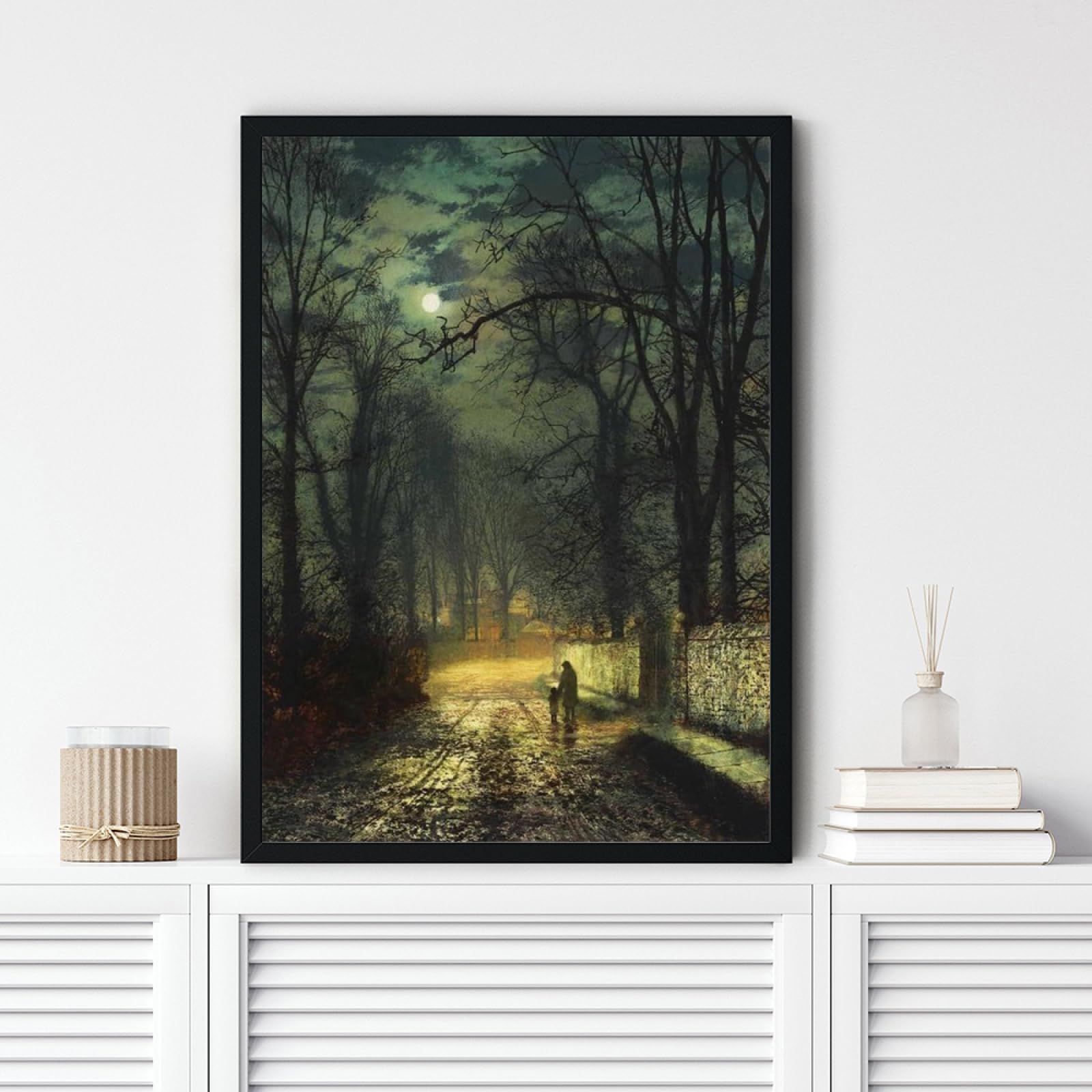 Stampa artistica da parete su tela con John Atkinson Grimshaw