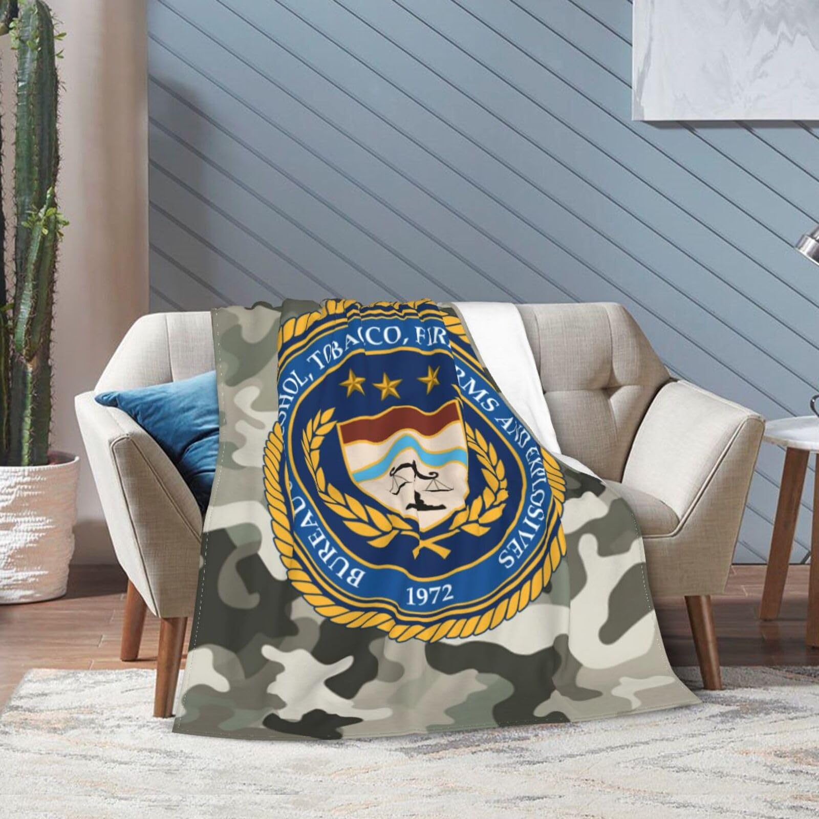 tobacco throw blanket Amazon.com: US Bureau of Alcohol Tobacco and Firearms ATF Ultra-Soft Micro  Flannel Blanket 60x50 inch Throw Blankets for Bedroom Sofa : Home & Kitchen
