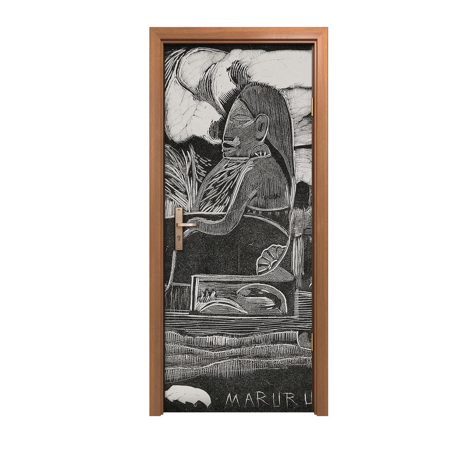 Autocollant de porte Maruru Gauguin réveillez votre décoration intérieure