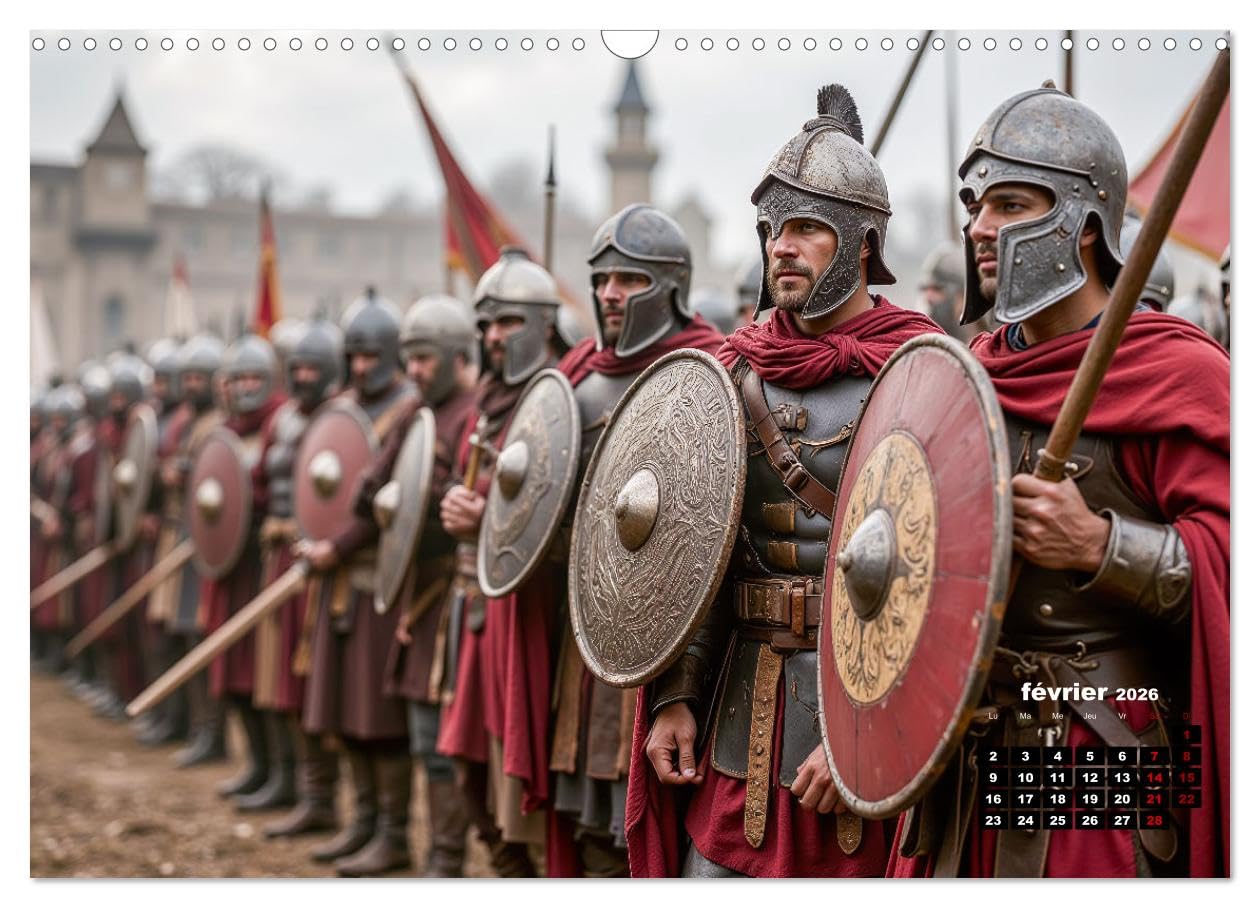 La vie pendant l'Antiquité - Rome et les Romains (Calendrier mural 2026 DIN A3 horizontal), CALVENDO calendrier mensuel: Scènes de la vie courante dans la Rome antique