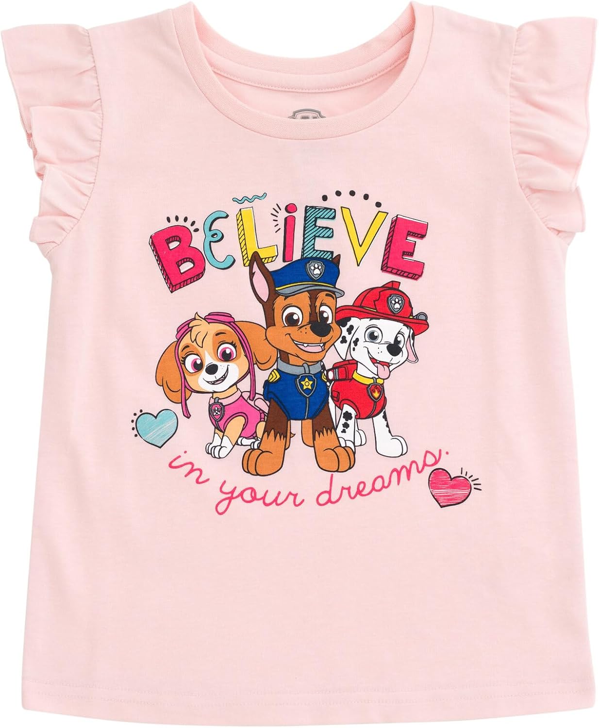 Paw Patrol Girls Tank Top Skirt and Bag 3 Piece Outfit Set Toddler to Big Kid Sizes (2T - 10-12) - Image 3