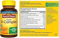 Vista 3 de Nature Made Super B-Complejo con Vitamina C y Ácido Fólico, 60 Tabletas