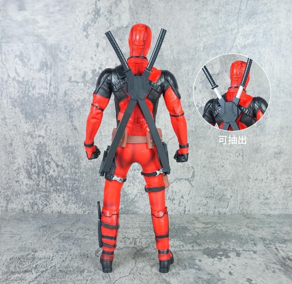 Image of Gifts- Deadpool Action Figure Toys for Study Table, Office Desk Decoration - Gift for Fans and Collectors| Deadpool,Size Approx 30 CM