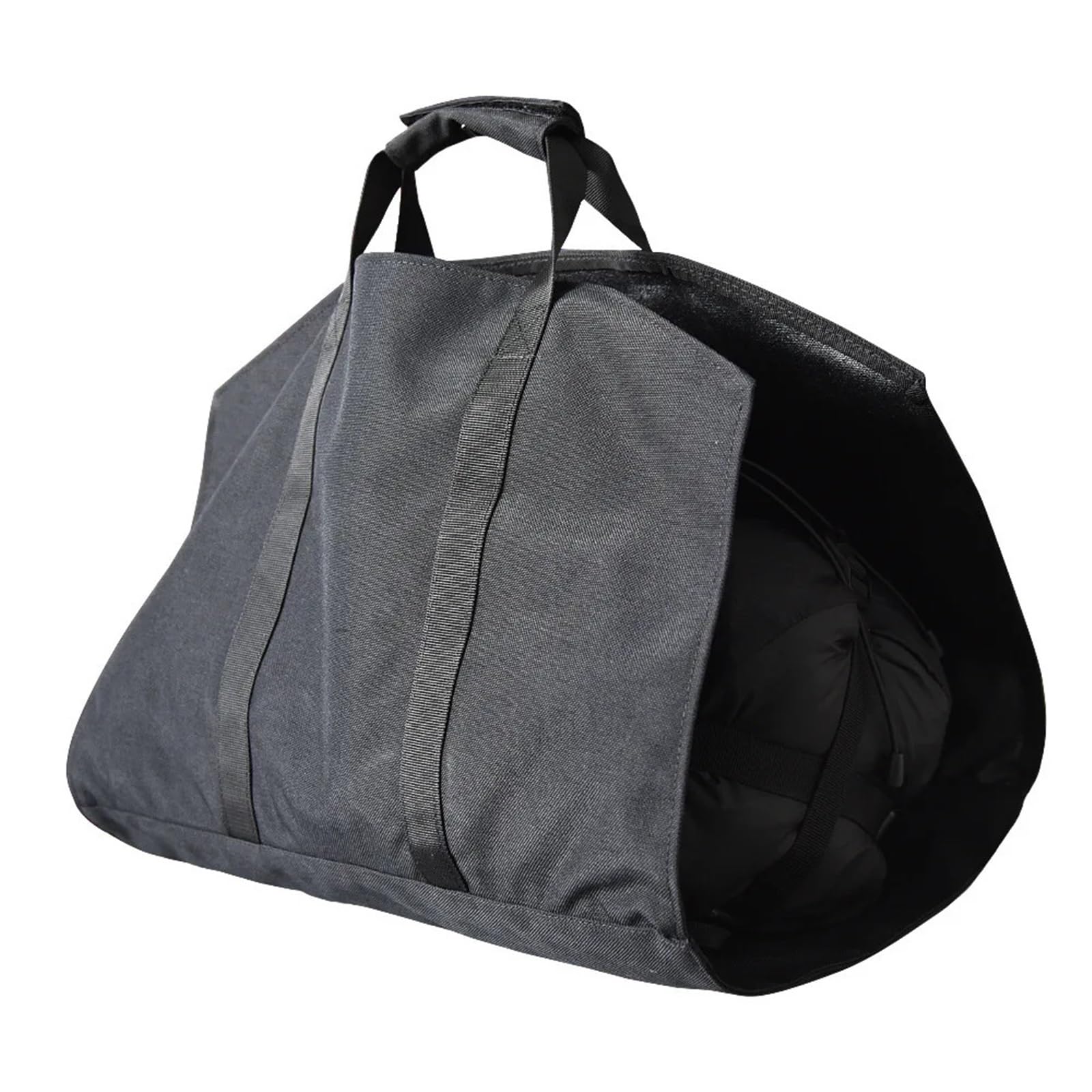 VAYEODEYU Firewood Storage Bag Canvas Wooden Pile Outdoor Carrying Bag Pet Bag for Barbecue Camping(A Style)