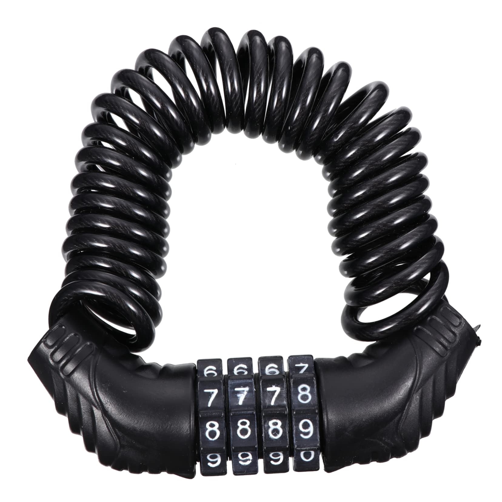 Lock Combination Cable Lock Lightweight Helmet Locks for Motorcycles Commuter Bicycle Bike Chain Lock Se Bike Electric Cycle Steel Cable Black Road Bike Helmet Lock Steel Wire