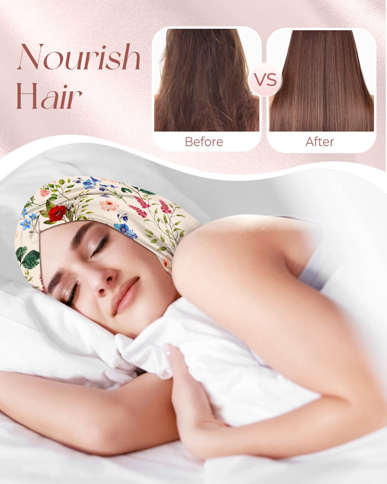 Miss Adola Silk Bonnet for Sleeping Women - Image 2