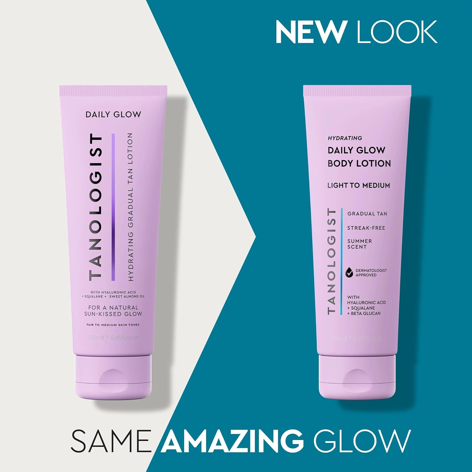 Tanologist Hydrating Daily Glow Body Lotion- Light/Medium, Buildable & Transfer-Proof Gradual Self Tanner, Summer Fragrance, Natural Not Orange, Lasts 7 Days, Vegan Clean Formula, 8.45 fl oz - Image 7