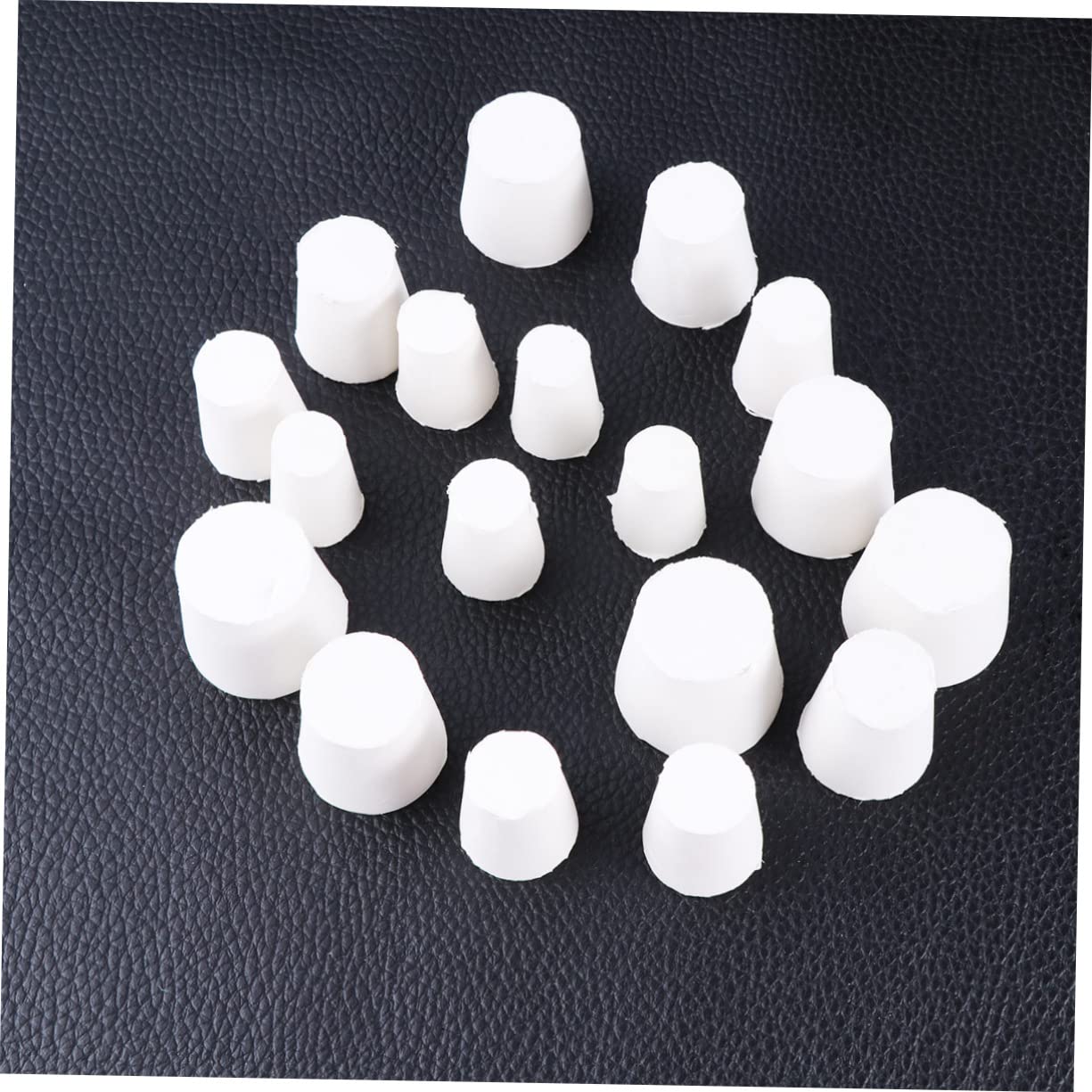 CHILDWEET 18pcs Rubber Tube Stopper Cap for Drip Bottle Laboratory Test Tube Sealing Plugs