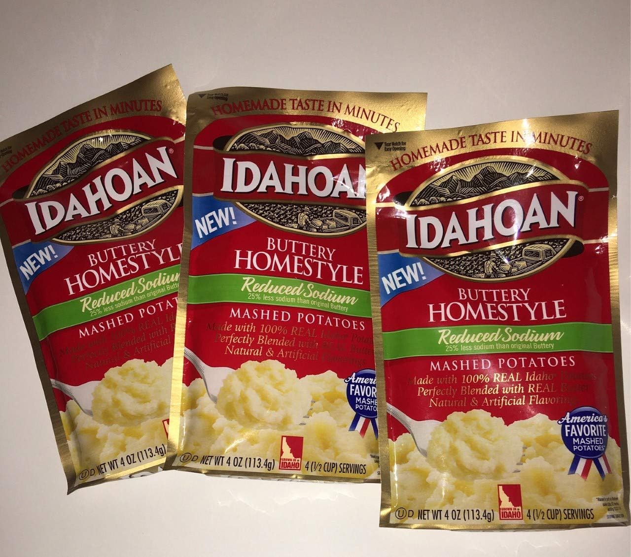 Reduced Sodium Buttery Homestyle Mashed Potato, 4 Ounce