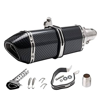 Amazon | Somusen スリップオンマフラー 汎用 GP バイク