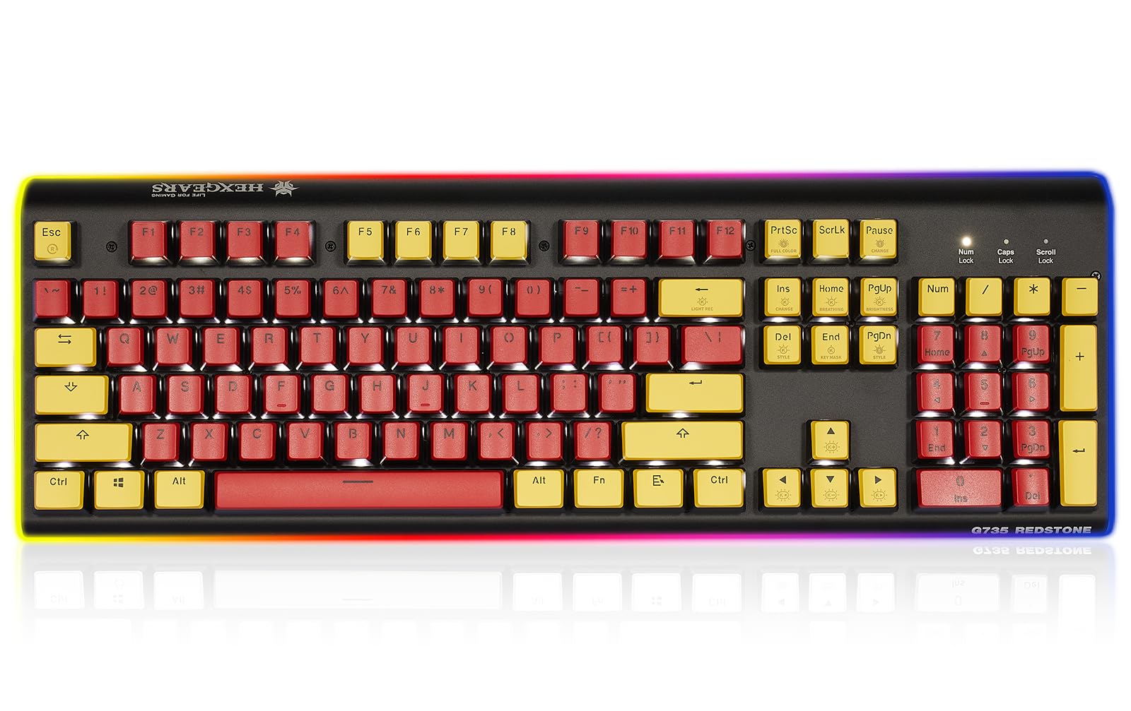 Amazon.com: Hexgears GK735 Wired Mechanical Gaming Keyboard, Hot