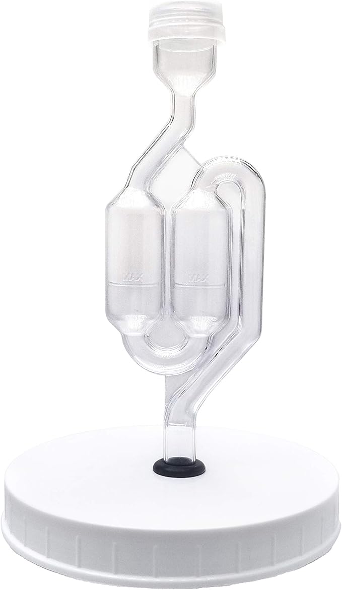 Airtight One Gallon Standard Fermentation Lid Gasket with Airlock
