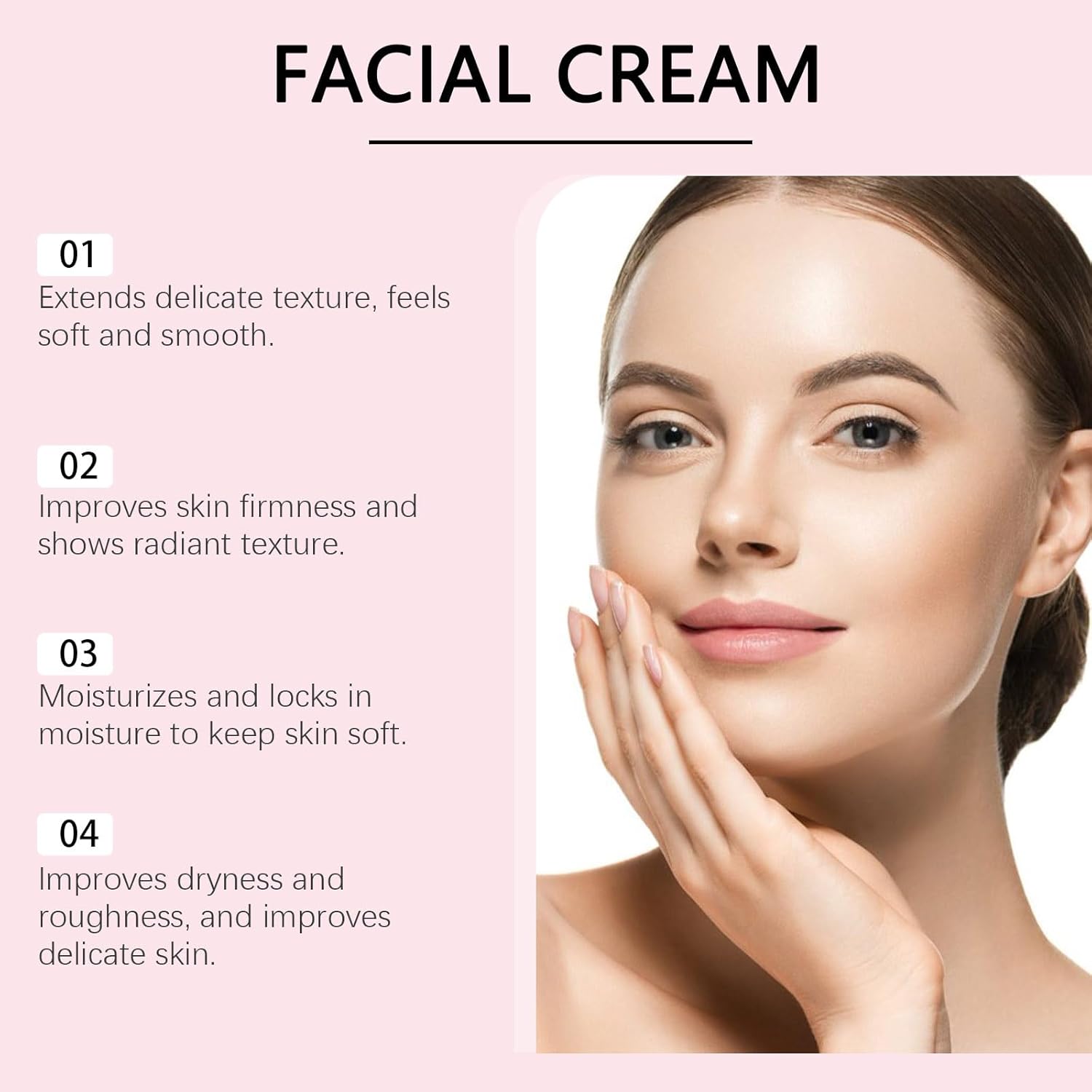 Collagen Face Moisturizer with Airless Pump - Collagen Cream for Skin with 2.5% Retinol, Panthenol, Hyaluronic Acid - Anti-Aging Day & Night Cream, 1.76 OZ - Image 5