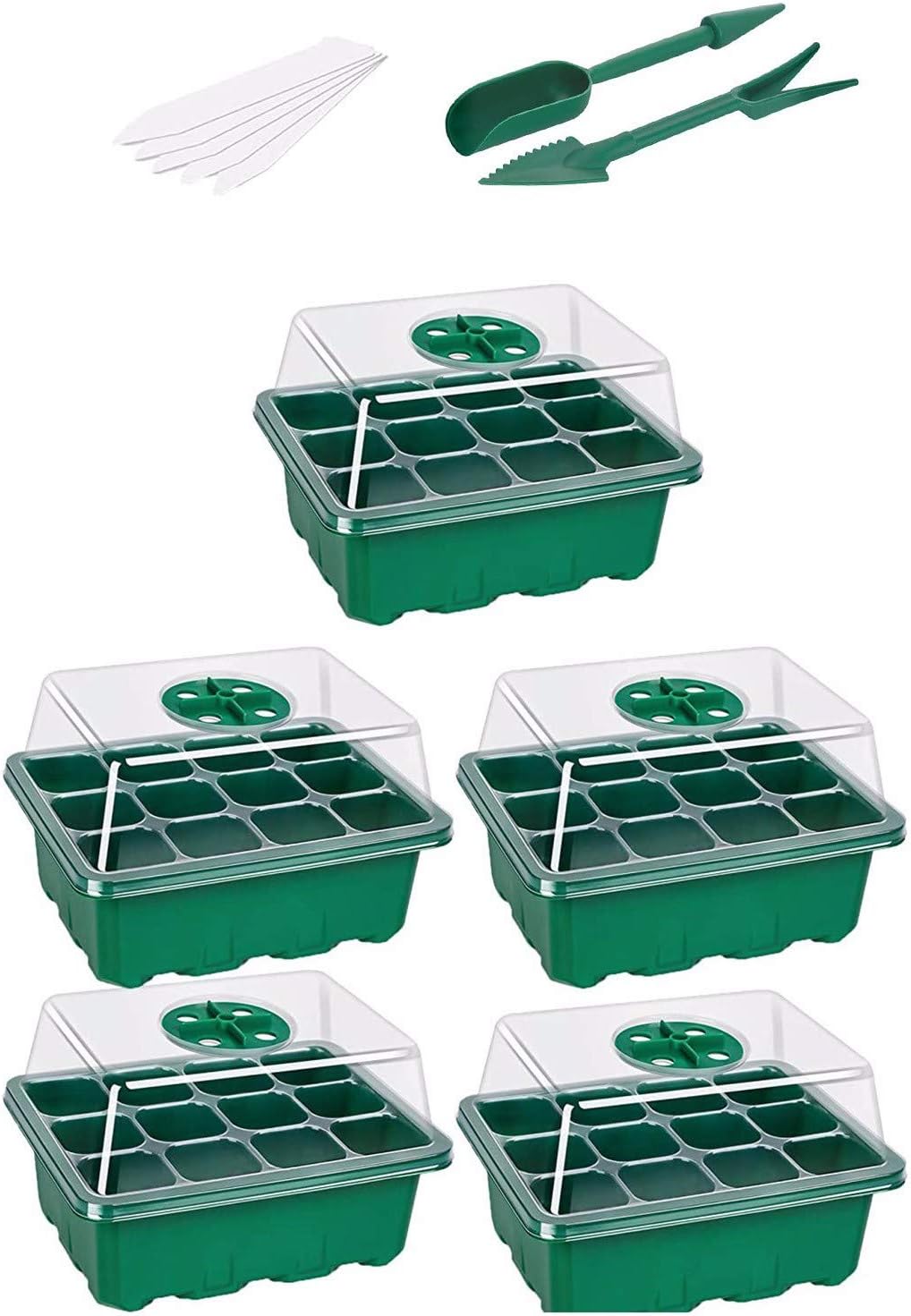 Chilbrisad 5pcs 育苗ポット トレー 育苗箱 苗箱 便利性 耐久性 通気性 野菜栽培 苗運搬 運搬便利 発芽 育苗セット 排水口 耐食性 節水保温 園芸用品 Chilbrisad 5pcs 育苗ポット トレー 育苗箱 苗箱 便利性 耐久性 通気性 野菜栽培 苗運搬 運搬便利 発芽 育苗セット 排水口 耐食性 節水保温 園芸用品