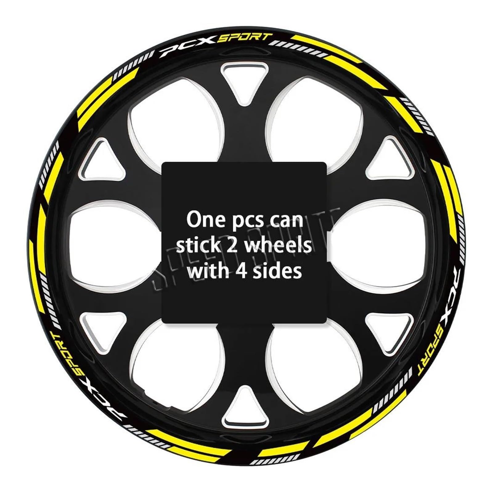 For PCX125 Pcx 125 PCX150 Pcx 150 Reflective Accessories Wheel Stickers Hub Decals Rim Stripe Tape