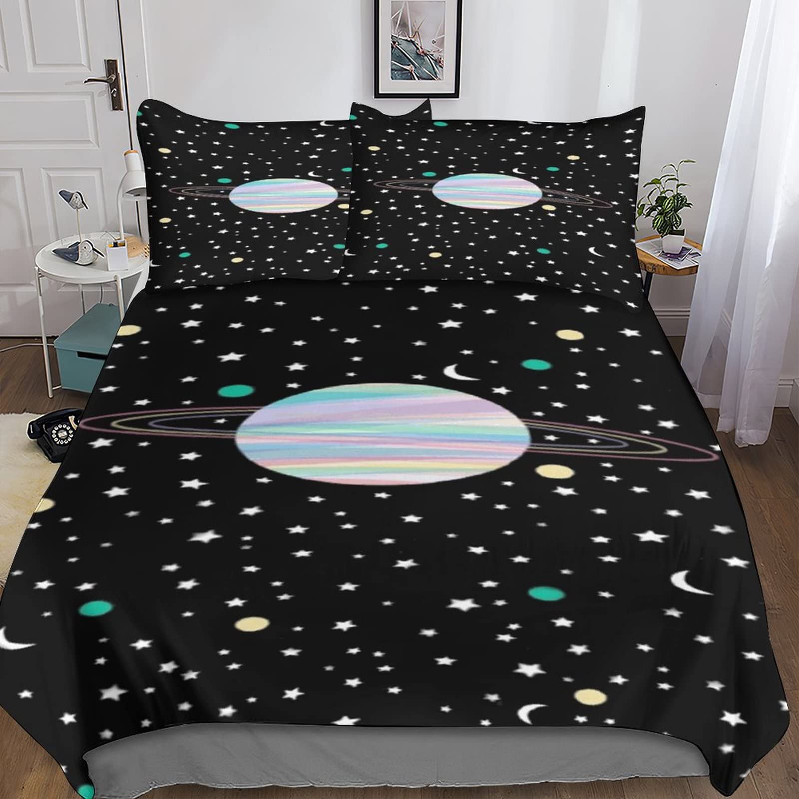 Housse de couette 200x200cm facile à nettoyer pour en finir avec la corvée de lit