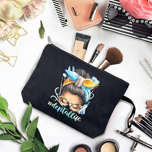 Miniatura 7 de ZHANTUONE YaYiZhuTi, la bolsa de cosméticos no solo es novedosa y única en diseño, sino que también es segura y práctica con una cremallera de metal