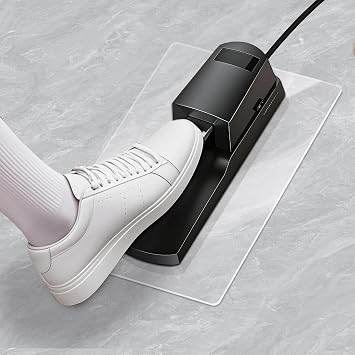 Non-Slip Piano Sustain Pedal Mat  10" x 7.5" Premium Keyboard Sustain Foot Pedal Support Pad for Enhanced Stability, Carpet & Hardwood Floor Protection Clear 1 PC