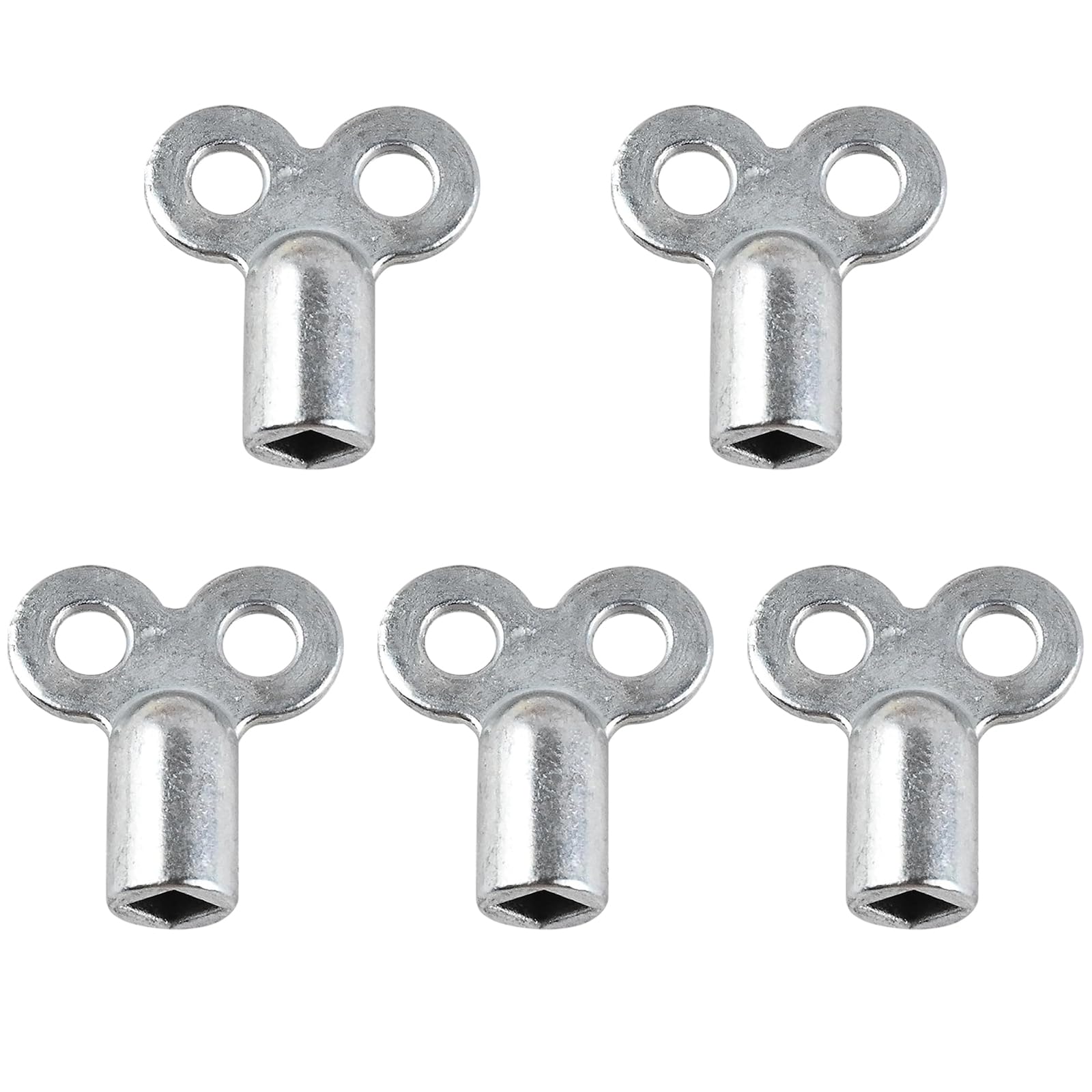 5 pcs Radiator Bleed Key, 5mm Internal Square Key, Zinc Alloy Solid Bleed Valve Keys for Bleeding Radiators and Air Vent, for Many Radiators Heaters