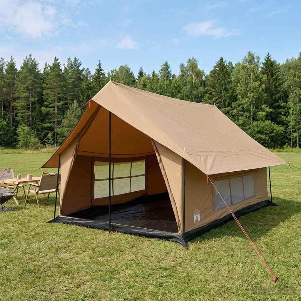 vidaXL Tenda Capanna Policotone Familiare Moderna campeggio Esterno in rete