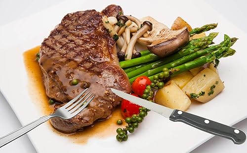 Miniatura 2 de lightahead Acero Inoxidable 13pcs Juego de cuchillos de cocina con bloque de madera de gomaCuchillo de cocinero, cuchillo de pan, cuchillo para