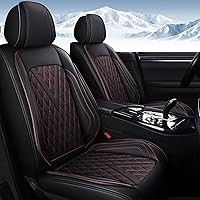 Vista 12 de Fundas de asiento de auto para Ford Ranger 2019-2024 2025 (no compatibles con Raptor), juego completo compatible con bolsa de aire, cojín de asiento