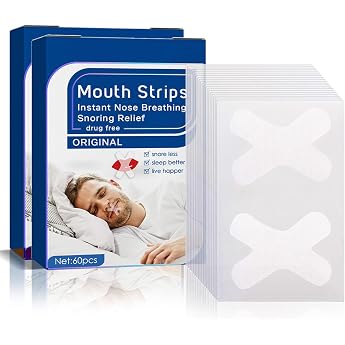 120 Stk MundpflasterMund Tape SchlafMouth Tape for SleepingSchnarchen VerhindernHilfsmittel Gegen SchnarchenMund TapeHilft Gegen Schnarchen Entwickelt Nasenatmungs Gewohnheiten
