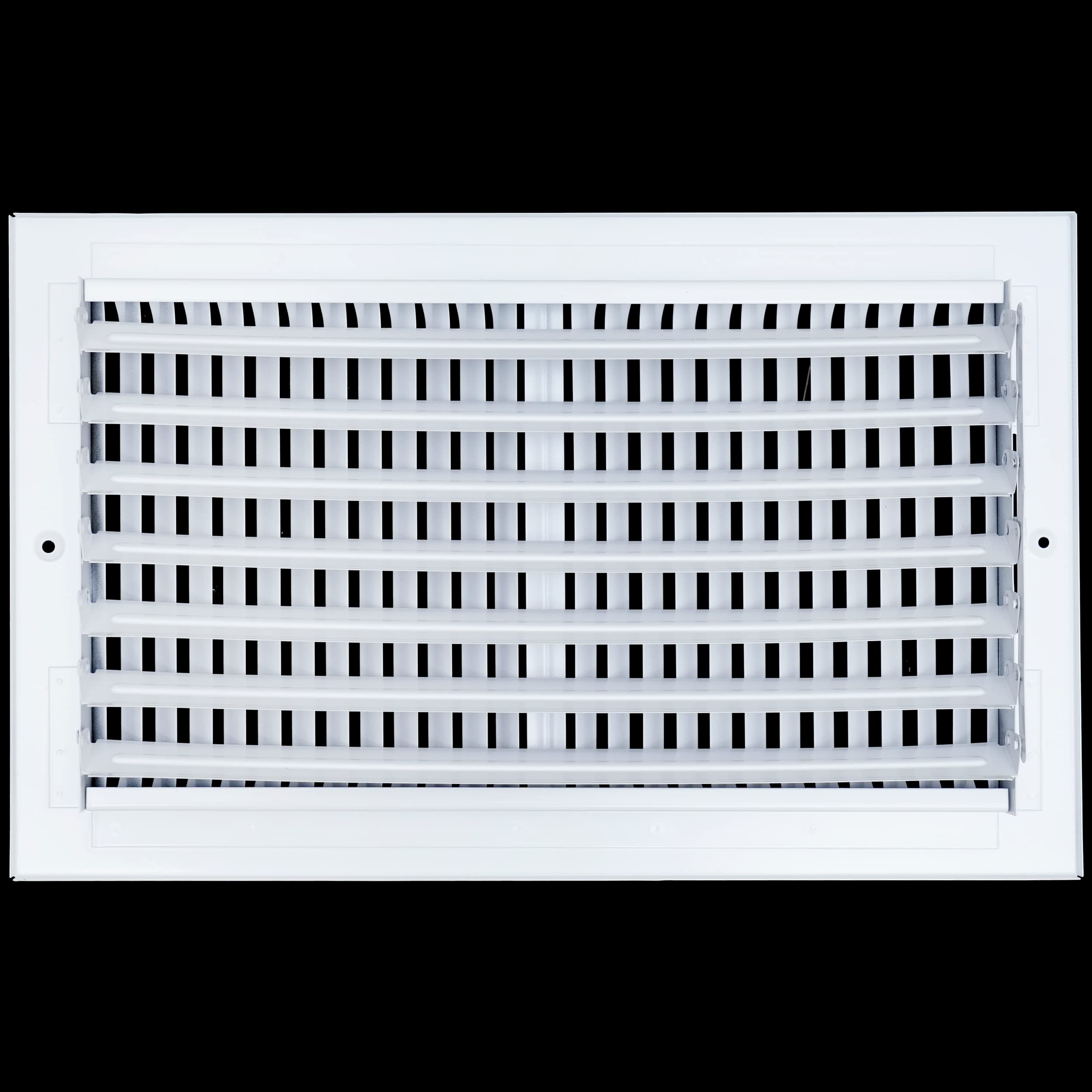 Handua Adjustable Air Supply Grille For 14x8 Duct Opening - Steel Vent Cover, White (15.75x9.75 Inch) - View #14