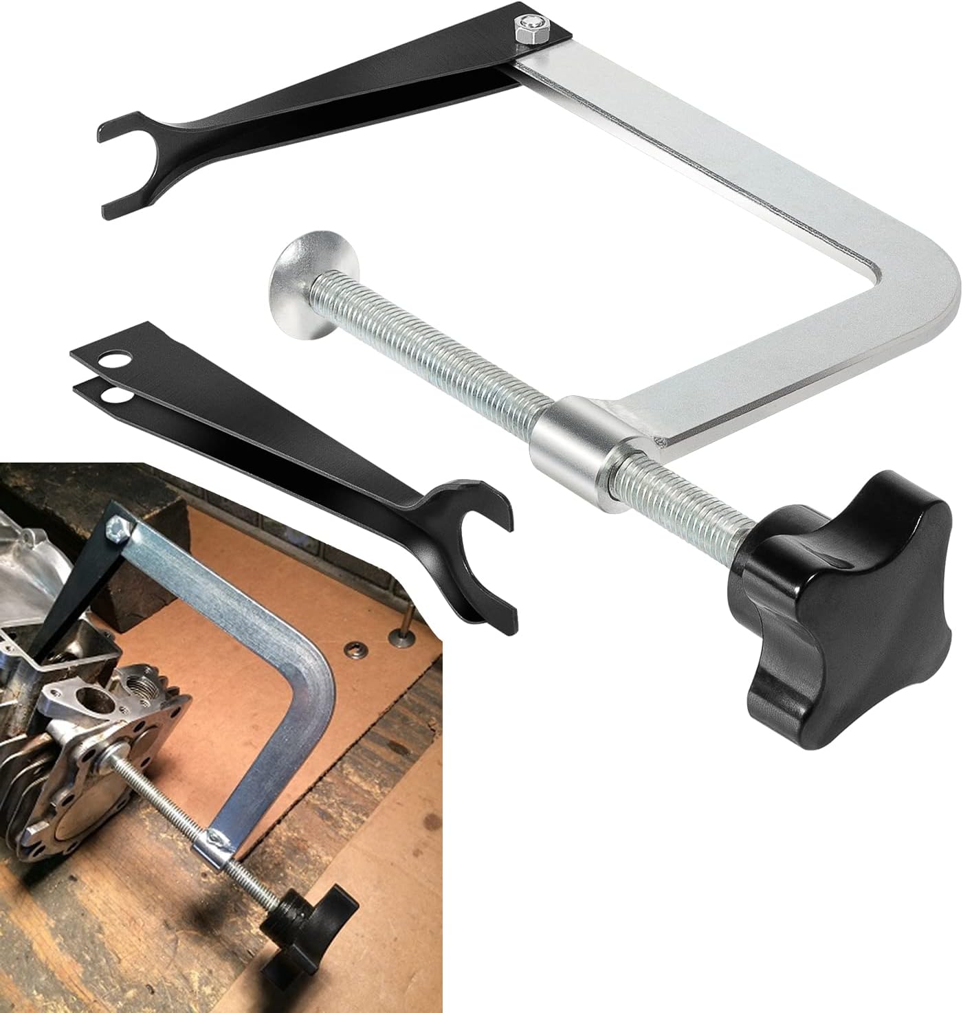 Small Engine Valve Spring Compressor for Springs 3/4 Inches