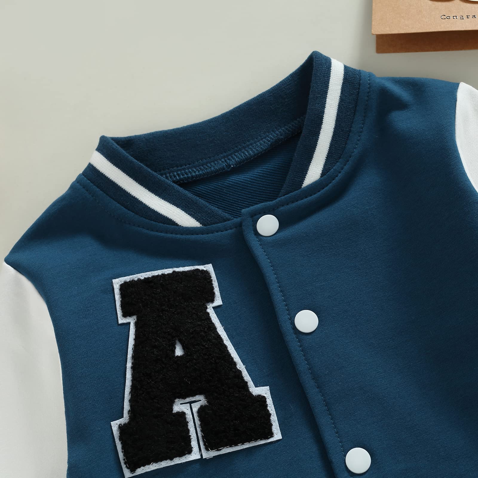 Veste de baseball à manches longues pour tout-petits garçons, manteaux décontractés pour petits garçons, vestes d'automne et d'hiver avec poche