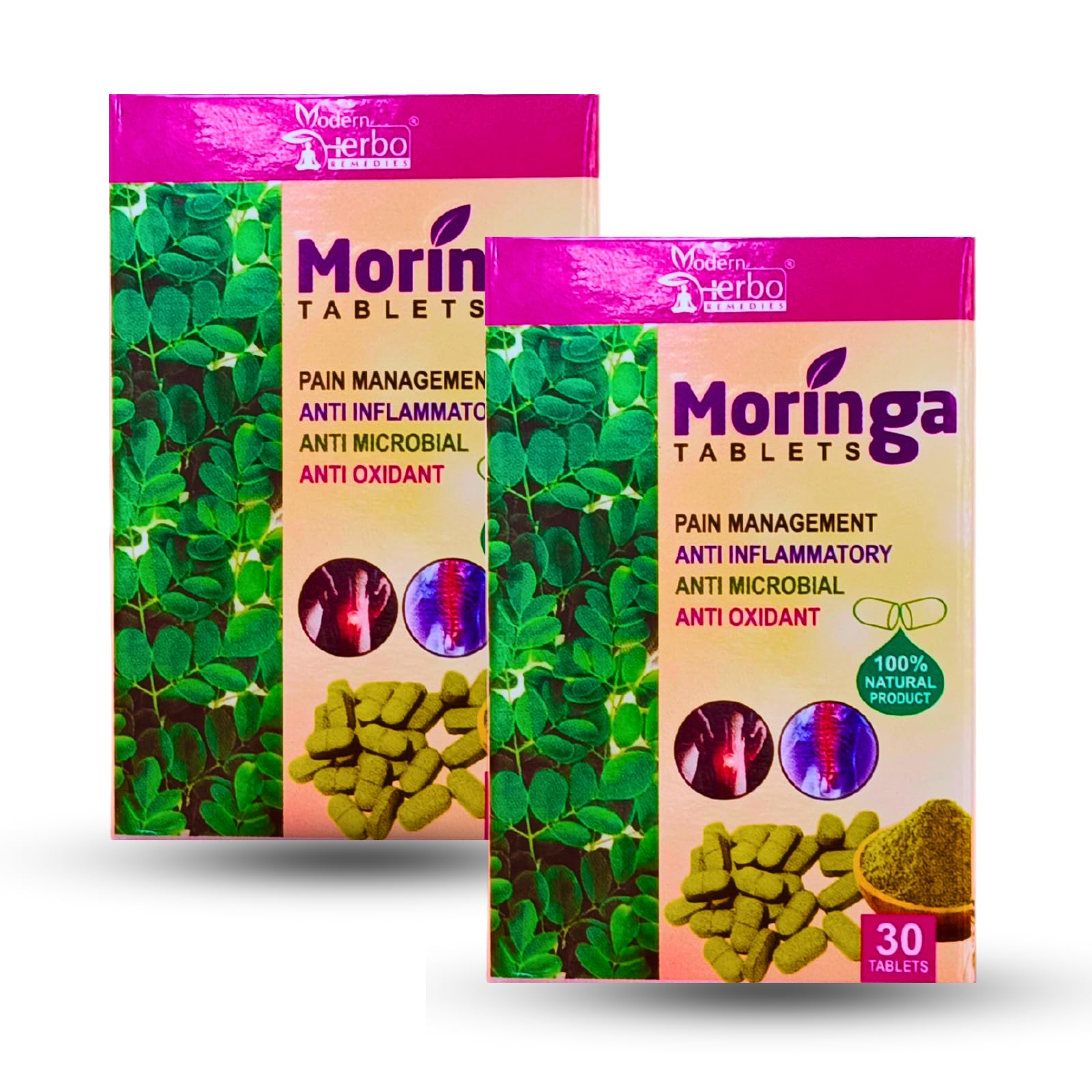 Ayurvedic Moringa Tablets 30 Tablets | Anti Oxident | Genaral Health | Pack of 2-image-46