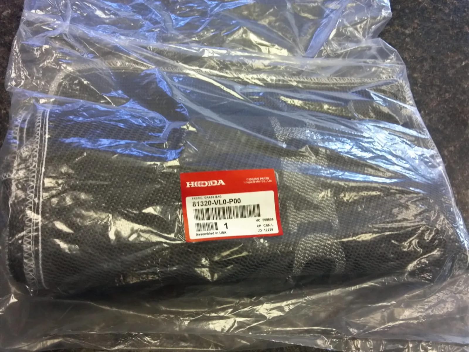 GaRcan Genuine 81320-VL0-P00 Grass Catcher Bag, Cloth Only No Frame Lawn Mower Bag, Replacement for Honda OEM, BLACK