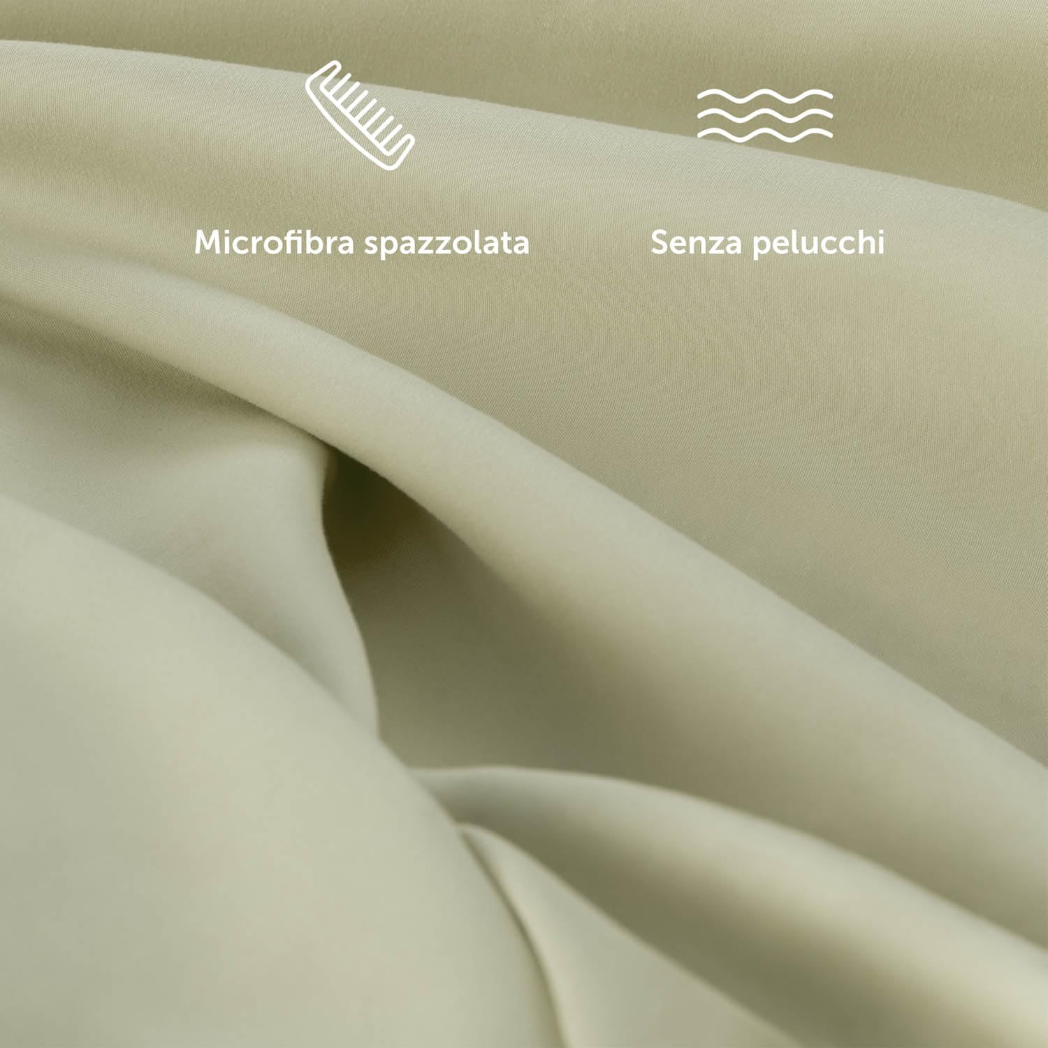 Blumtal Copripiumino Una Piazza e Mezza 200x200 e Federe 50x80 - Set di Lenzuola in microfibra extra morbida certificata Oeko-Tex, Set Copripiumino con 2 Federe - 3 pezzi - Verde Oliva